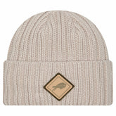 Buffalo Bills New Era Logo Applique Cuffed Knit Hat - Light Beige outlet