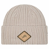 Detroit Lions New Era Logo Applique Cuffed Knit Hat - Light Beige outlet