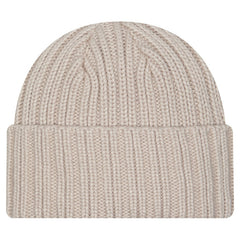 Green Bay Packers New Era Logo Applique Cuffed Knit Hat - Light Beige sale