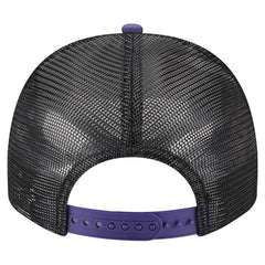 Baltimore Ravens New Era Banner A-Frame 9FIFTY Trucker Snapback Hat - Cream/Black sale