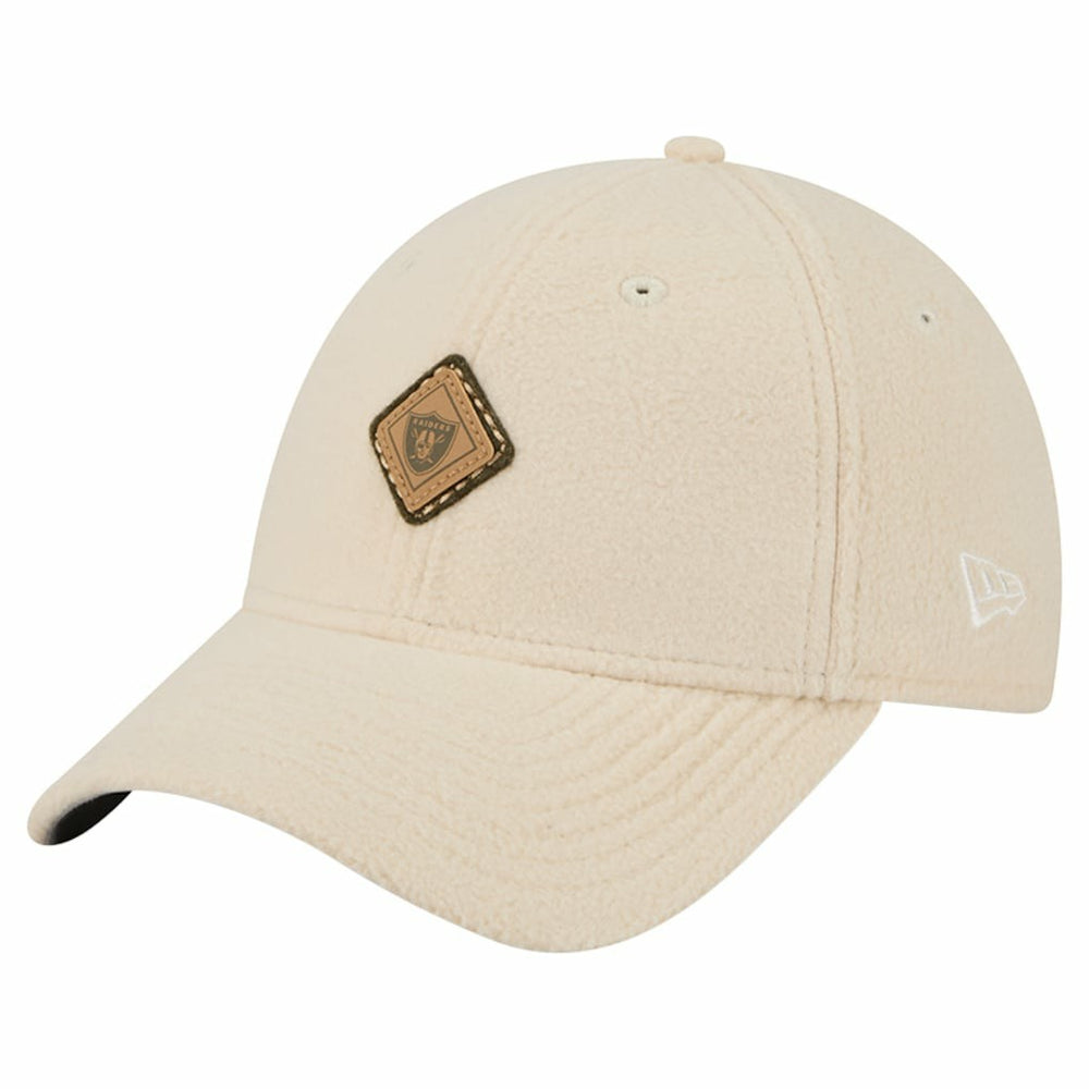 Las Vegas Raiders New Era Women's Comfy 9FORTY Adjustable Hat - Cream discount