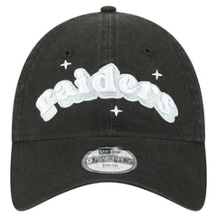 Las Vegas Raiders New Era Girls Youth Cheer 9TWENTY Adjustable Hat - Black outlet