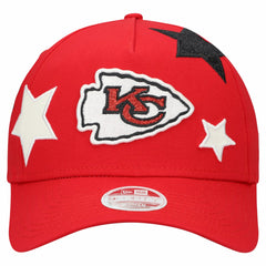 Kansas City Chiefs New Era Women's Stardom A-Frame 9FORTY Adjustable Hat - Red for sale