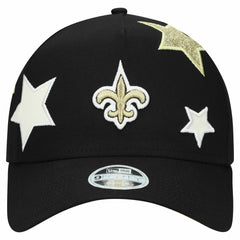 New Orleans Saints New Era Women's Stardom A-Frame 9FORTY Adjustable Hat - Black sale