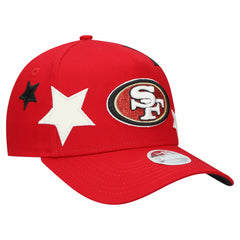 San Francisco 49ers New Era Women's Stardom A-Frame 9FORTY Adjustable Hat - Scarlet online