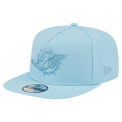 Miami Dolphins New Era Color Pack A-Frame 9FIFTY Snapback Hat - Light Blue discount