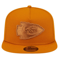 Kansas City Chiefs New Era Color Pack A-Frame 9FIFTY Snapback Hat - Brown online