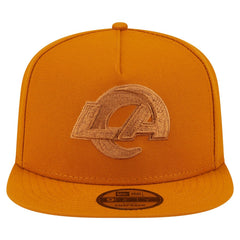 Los Angeles Rams New Era Color Pack A-Frame 9FIFTY Snapback Hat - Brown discount