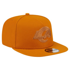 Los Angeles Rams New Era Color Pack A-Frame 9FIFTY Snapback Hat - Brown discount