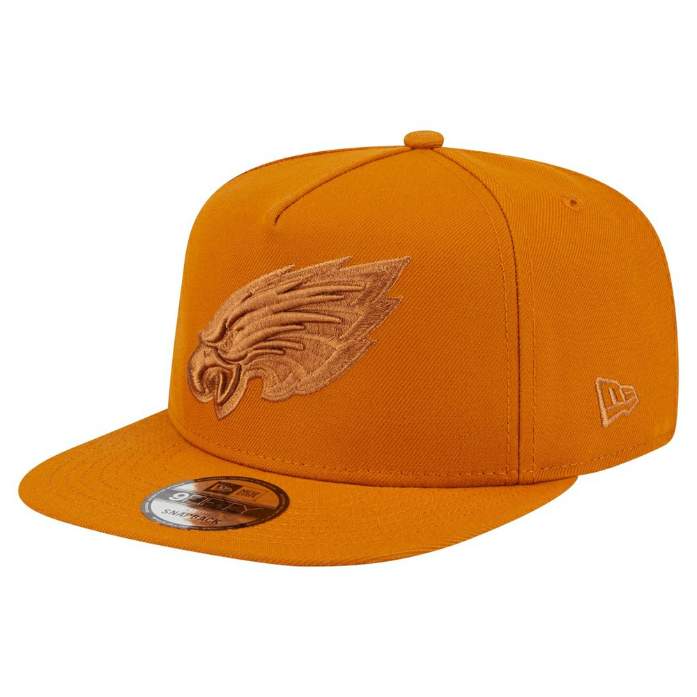 Philadelphia Eagles New Era Color Pack A-Frame 9FIFTY Snapback Hat - Brown cheap