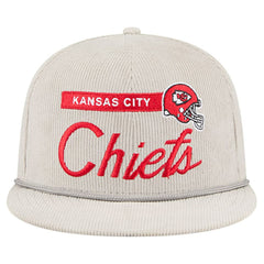 Kansas City Chiefs New Era Cord Rope Corduroy 9FIFTY Snapback Hat - Gray outlet