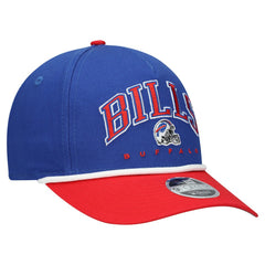 Buffalo Bills New Era Youth Arch COOLERA 9FORTY A-Frame Adjustable Hat - Royal/Red cheap
