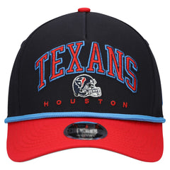 Houston Texans New Era Youth Arch COOLERA 9FORTY A-Frame Adjustable Hat - Navy/Red sale