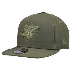Miami Dolphins New Era Youth Color Pack A-Frame 9FIFTY Snapback Hat - Olive cheap