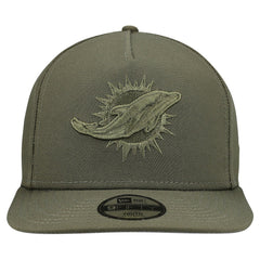 Miami Dolphins New Era Youth Color Pack A-Frame 9FIFTY Snapback Hat - Olive cheap