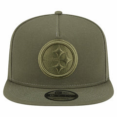 Pittsburgh Steelers New Era Youth Color Pack A-Frame 9FIFTY Snapback Hat - Olive outlet