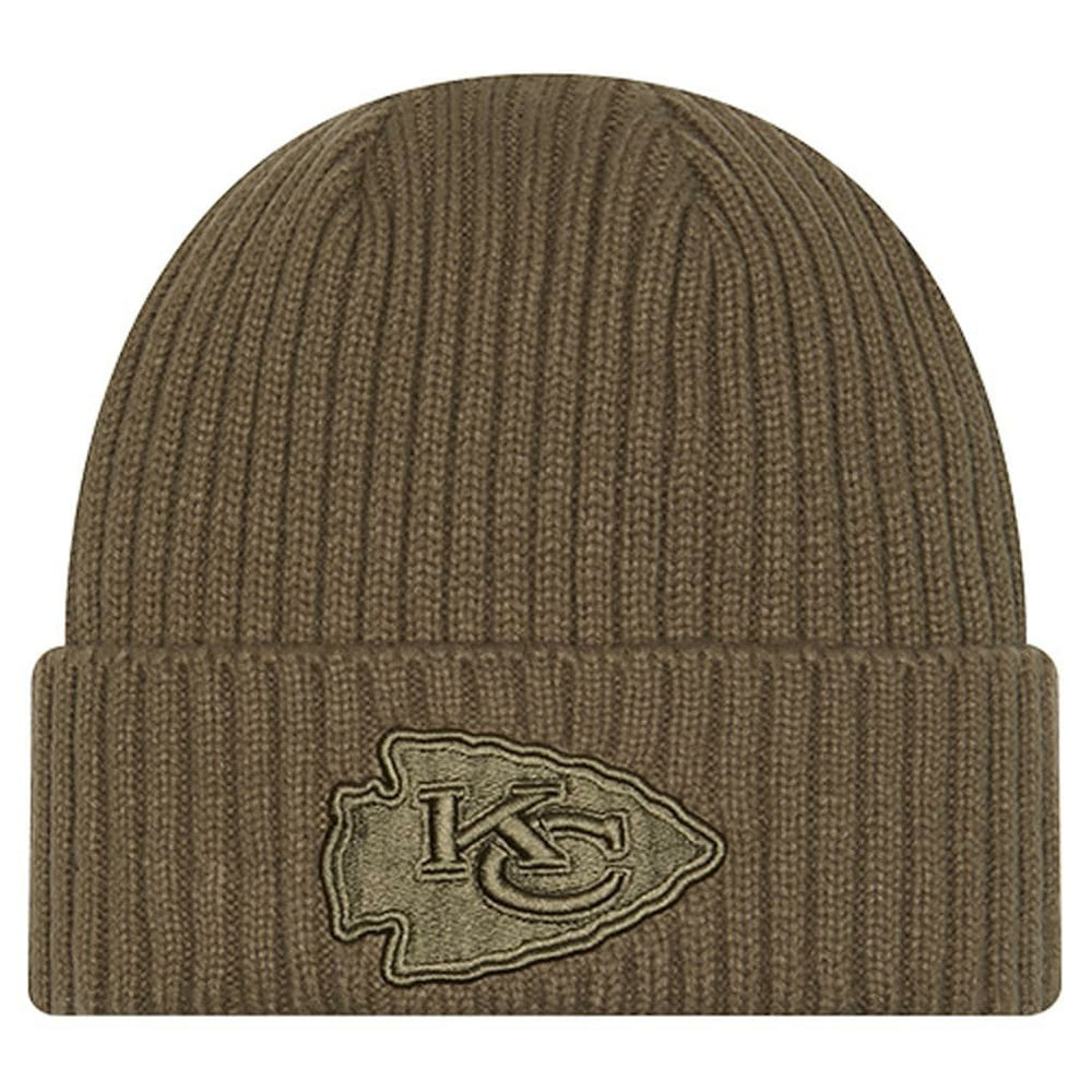 Kansas City Chiefs New Era Youth Color Pack Cuffed Knit Hat - Olive discount