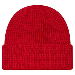 San Francisco 49ers New Era Youth Waffle Cuffed Knit Hat - Scarlet for sale
