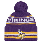 Minnesota Vikings New Era Youth Classic Cuffed Knit Hat with Pom - Purple on sale