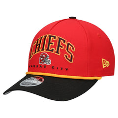 Kansas City Chiefs New Era Preschool Arch COOLERA 9FORTY A-Frame M-Crown Adjustable Hat - Red/Black outlet