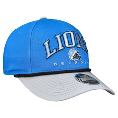 Detroit Lions New Era Preschool Arch COOLERA 9FORTY A-Frame M-Crown Adjustable Hat - Blue/Gray discount