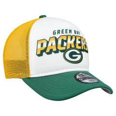 Green Bay Packers New Era Preschool 9FORTY A-Frame Adjustable Hat - White outlet