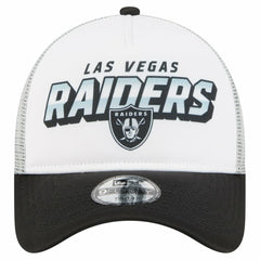 Las Vegas Raiders New Era Preschool 9FORTY A-Frame Adjustable Hat - White cheap