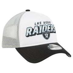 Las Vegas Raiders New Era Preschool 9FORTY A-Frame Adjustable Hat - White cheap