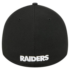 Las Vegas Raiders New Era Visor Hit 39THIRTY Flex Hat - Black discount