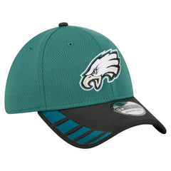 Philadelphia Eagles New Era Visor Hit 39THIRTY Flex Hat - Midnight Green online