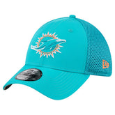 Miami Dolphins New Era Outline 39THIRTY Flex Hat - Aqua on sale