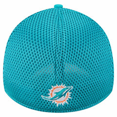 Miami Dolphins New Era Outline 39THIRTY Flex Hat - Aqua on sale