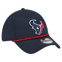 Houston Texans New Era Perforated 39THIRTY Flex Hat - Navy cheap