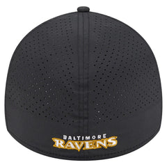 Baltimore Ravens New Era Perforated 39THIRTY Flex Hat - Black sale