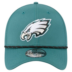 Philadelphia Eagles New Era Perforated 39THIRTY Flex Hat - Midnight Green for sale