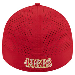 San Francisco 49ers New Era Perforated 39THIRTY Flex Hat - Scarlet discount