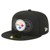 Pittsburgh Steelers New Era Tri-Hit 59FIFTY Fitted Hat - Black sale