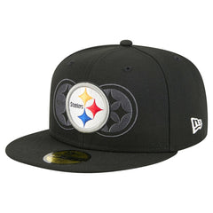 Pittsburgh Steelers New Era Tri-Hit 59FIFTY Fitted Hat - Black sale