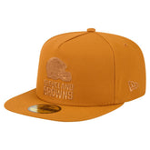 Cleveland Browns New Era Color Pack A-Frame 59FIFTY Fitted Hat - Brown outlet