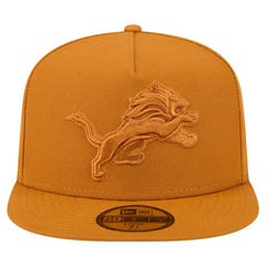 Detroit Lions New Era Color Pack A-Frame 59FIFTY Fitted Hat - Brown outlet