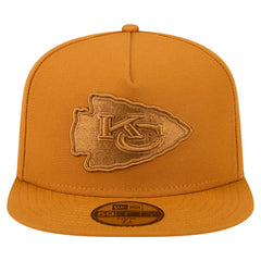 Kansas City Chiefs New Era Color Pack A-Frame 59FIFTY Fitted Hat - Brown on sale