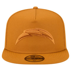 Los Angeles Chargers New Era Color Pack A-Frame 59FIFTY Fitted Hat - Brown for sale