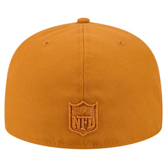 New York Jets New Era Color Pack A-Frame 59FIFTY Fitted Hat - Brown for sale