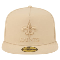 New Orleans Saints New Era Color Pack A-Frame 59FIFTY Fitted Hat - Light Beige discount