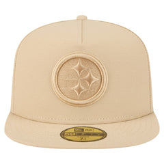 Pittsburgh Steelers New Era Color Pack A-Frame 59FIFTY Fitted Hat - Beige outlet