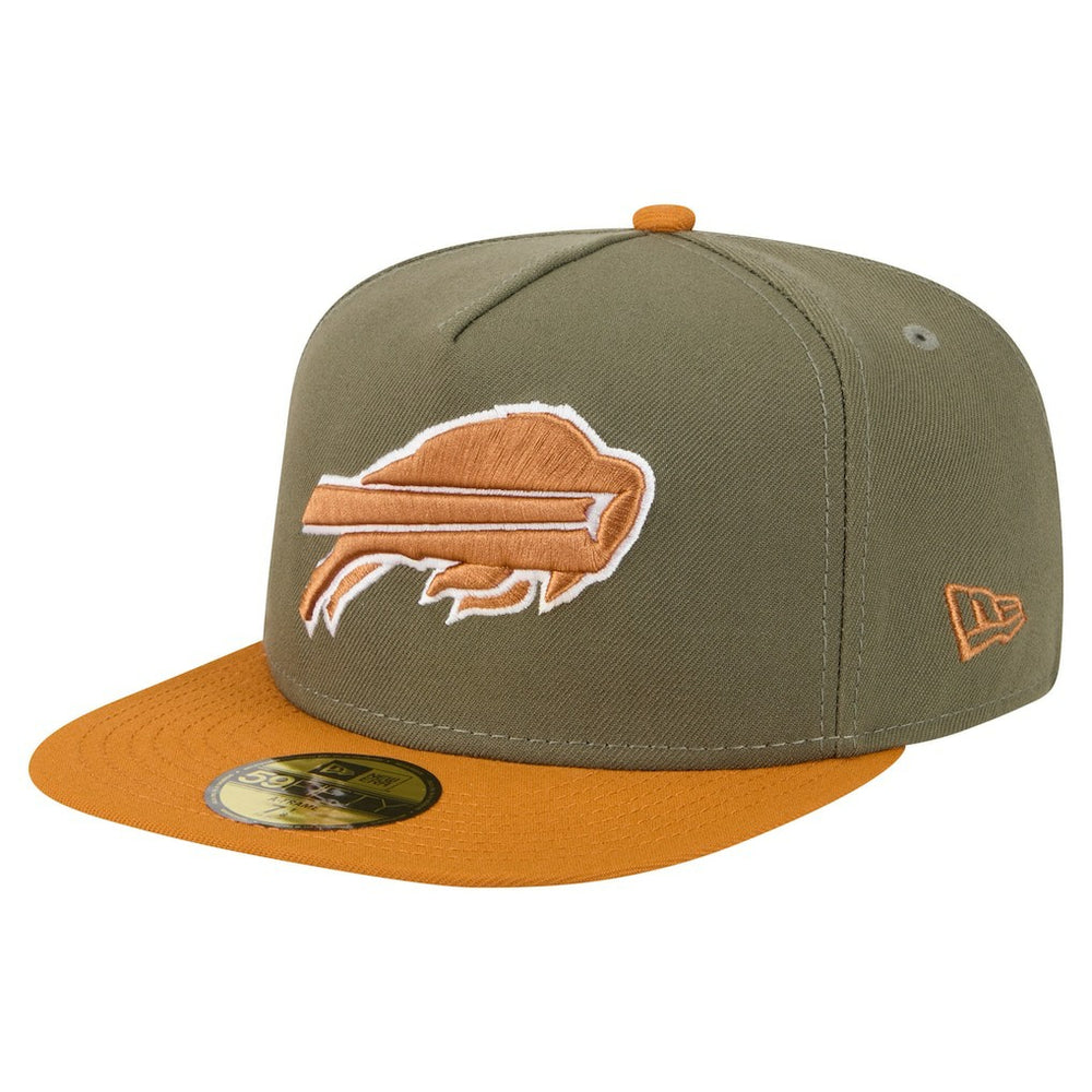 Buffalo Bills New Era Color Pack A-Frame 59FIFTY Fitted Hat - Olive/Brown outlet