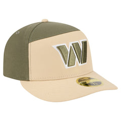 Washington Commanders New Era Two-Tone Color Pack Split Panel 59FIFTY Fitted Hat - Light Beige/Olive sale