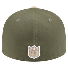 New York Jets New Era Two-Tone Color Pack Split Panel 59FIFTY Fitted Hat - Light Beige/Olive outlet