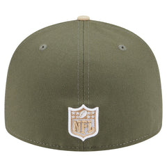 Philadelphia Eagles New Era Two-Tone Color Pack Split Panel 59FIFTY Fitted Hat - Light Beige/Olive outlet