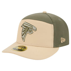 Atlanta Falcons New Era Color Pack Split Panel 59FIFTY Fitted Hat - Light Beige/Olive discount